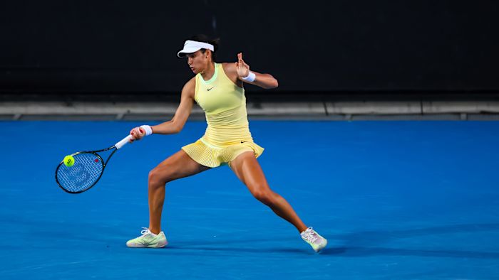 Emma Raducanu at the 2024 Australian Open.